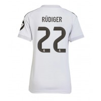 Real Madrid Antonio Rudiger #22 Domáci Ženy futbalový dres 2025-26 Krátky Rukáv